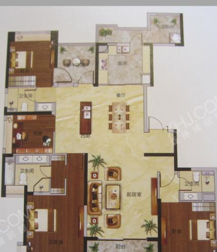 绿地新里缇香公馆户型图