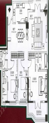 山水庭苑户型图