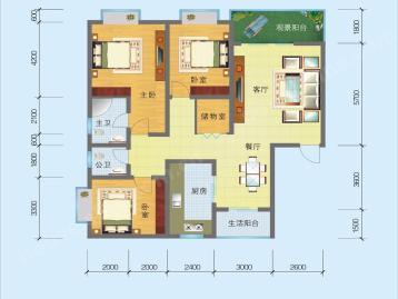 香花商业街户型图