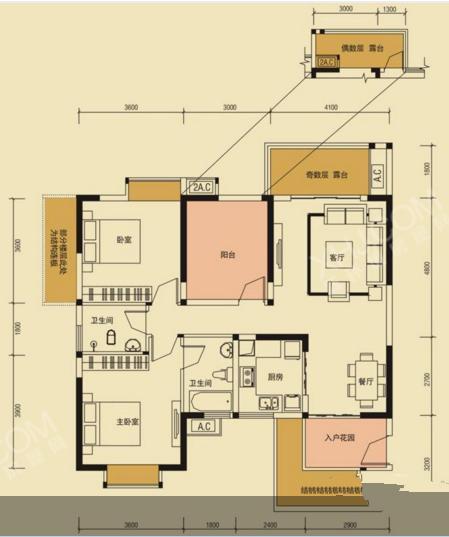 华业北新国际户型图