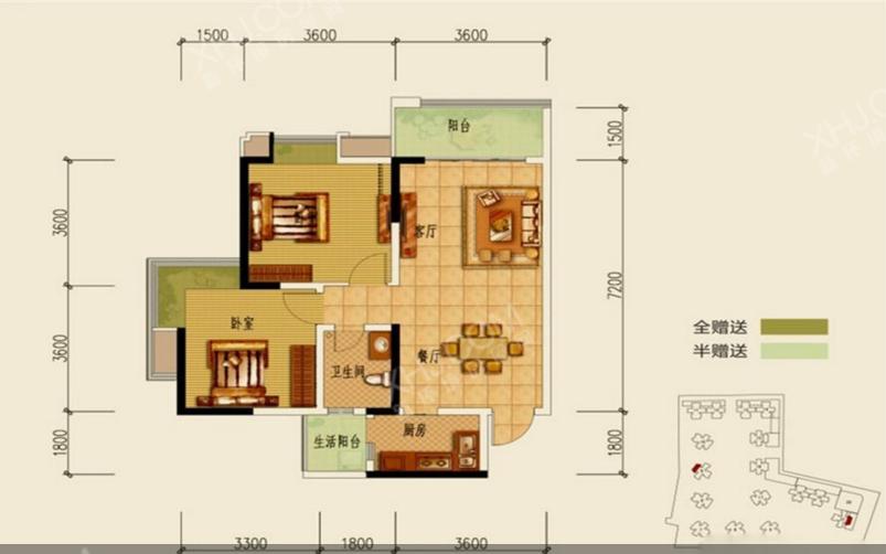 交大数字三区户型图