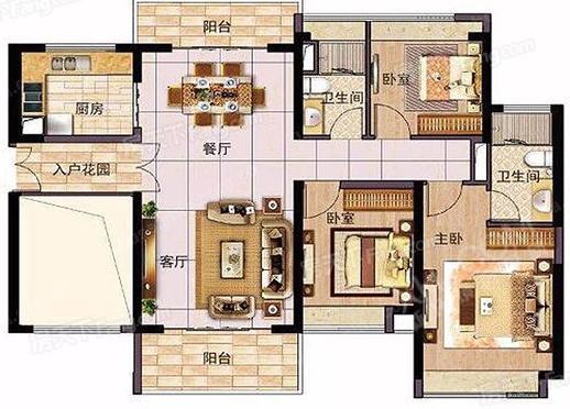 中交·蓝色海湾户型图