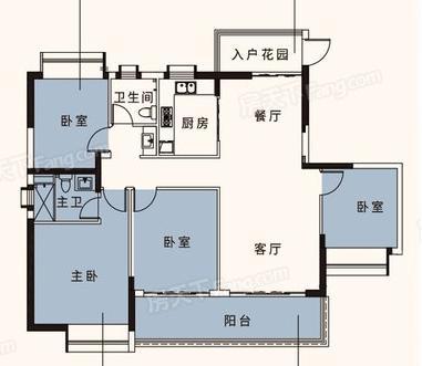珠江壹城户型图