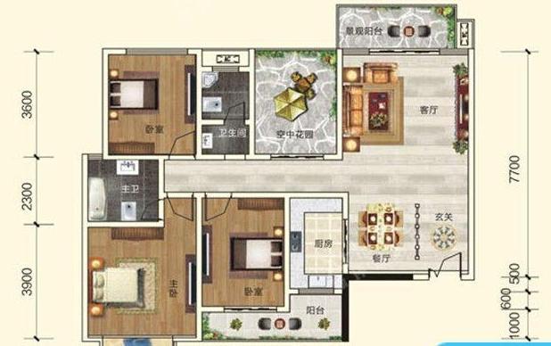 双安·金水湾户型图
