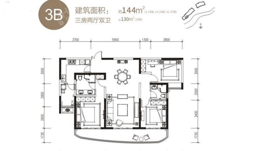 招商大魔方户型图
