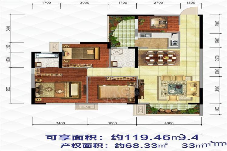 鸿通春天国际户型图