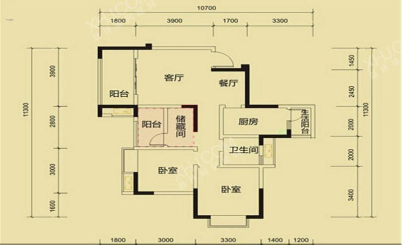 丰怡阳光户型图