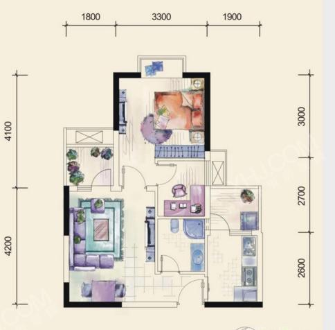 府河天成龙门镇户型图