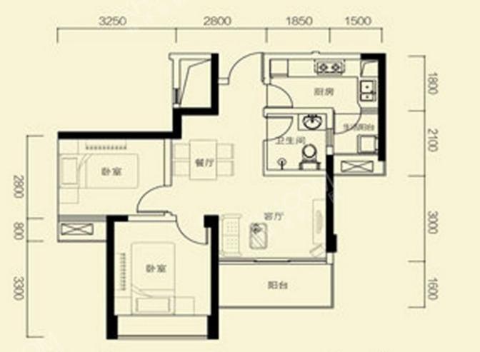 朝阳朗香广场户型图