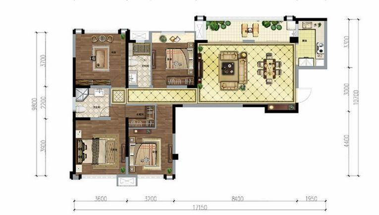 中国铁建北湖国际城户型图