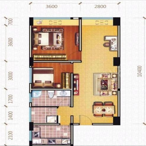 北京街户型图