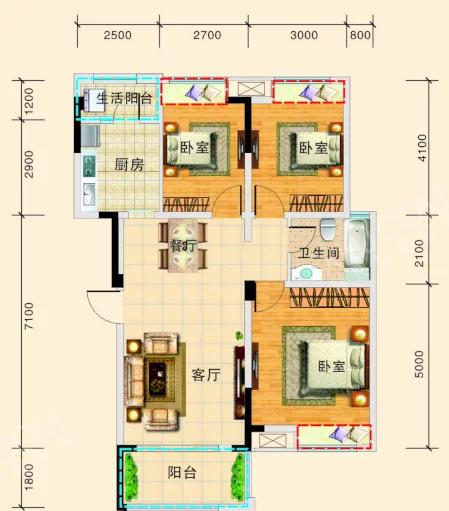 惠山公馆户型图