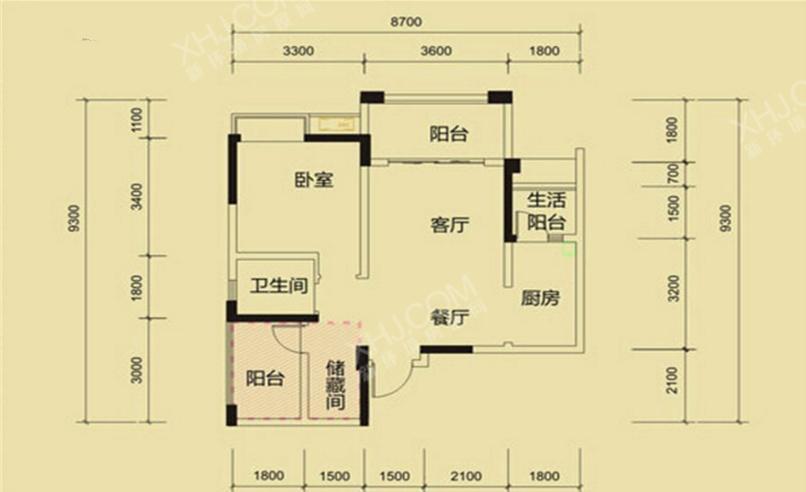 丰怡阳光户型图