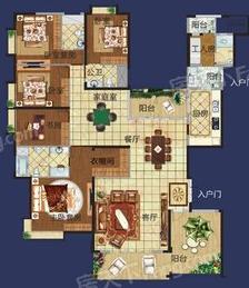 凯景中央首座户型图