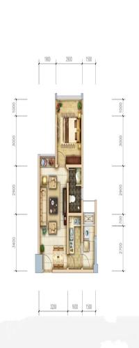 雄飞新园名都坚果社区户型图