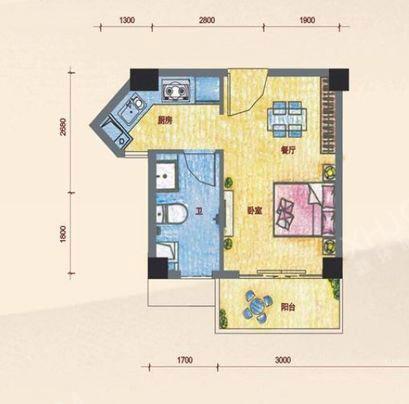福安滨海城邦户型图