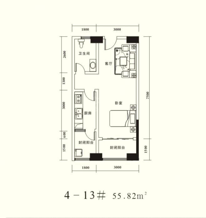 瀛嘉绿岛新天地户型图