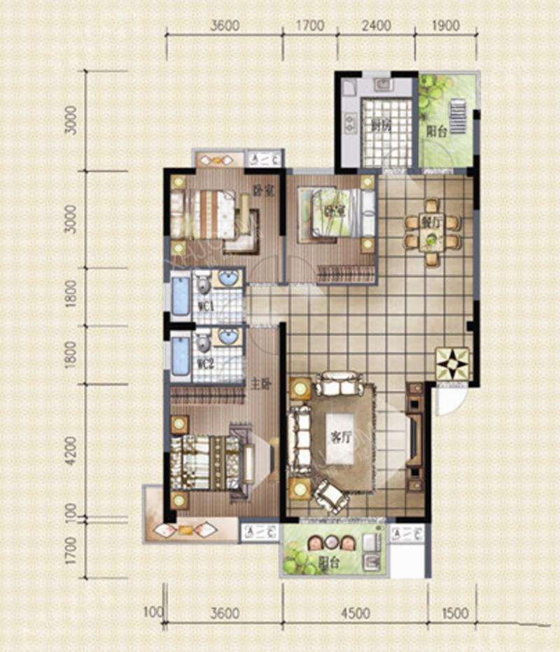 陶然北岸领秀资江商铺户型图