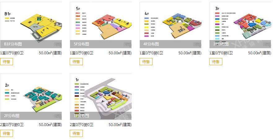 红枫城市广场户型图