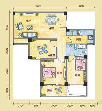福安滨海城邦户型图