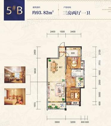 中国铁建·金色蓝庭户型图