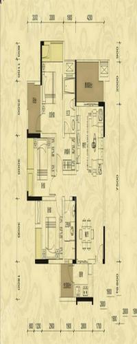 来新居水岸国际户型图