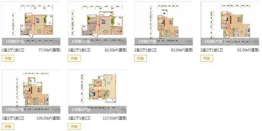 贵安鸿通城户型图