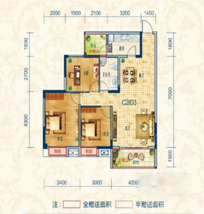 恒丰龙城悦都户型图