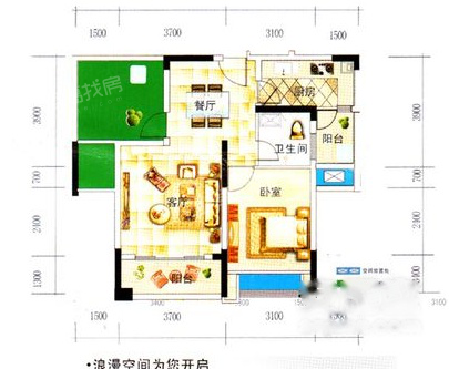 香奈国际户型图