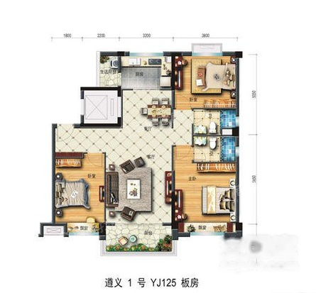 碧桂园遵义1号户型图