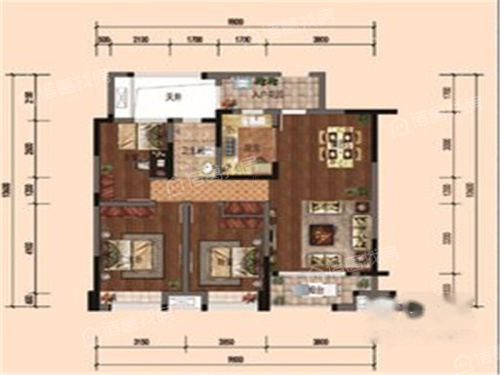 新蒲家居户型图