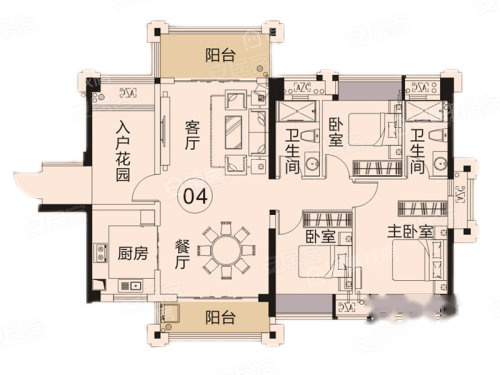 优越香格里户型图