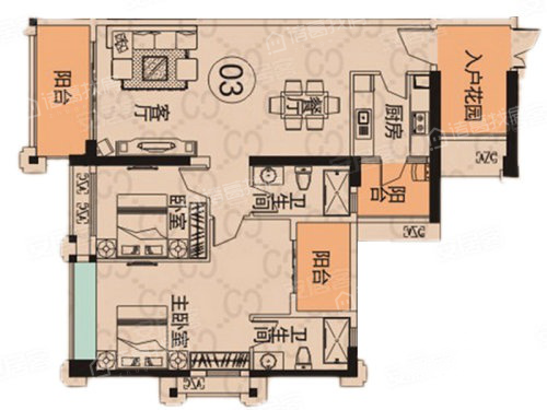 优越香格里户型图
