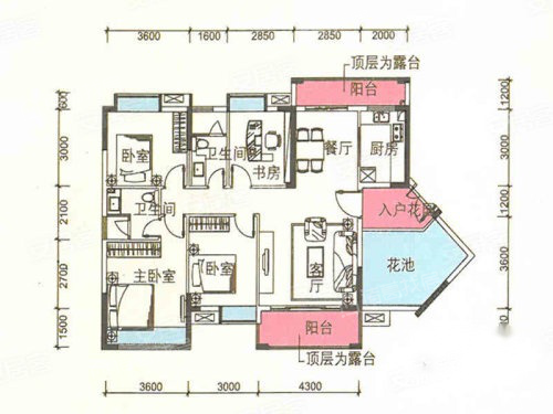 京华假日湾户型图