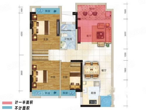 阳光一号户型图