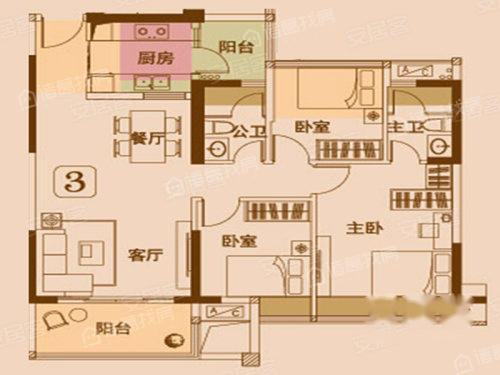 佳境康城户型图