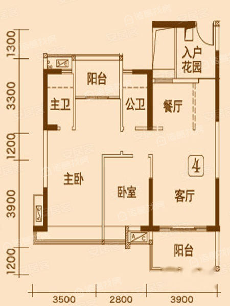 佳境康城户型图