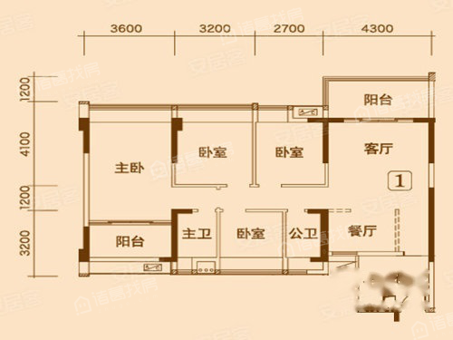 佳境康城户型图