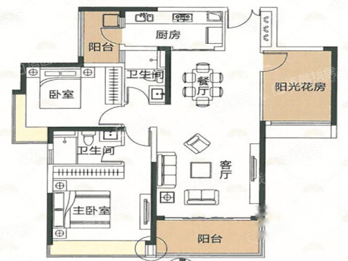 世荣作品壹号户型图