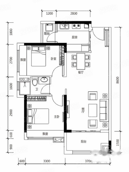 惠景慧园户型图