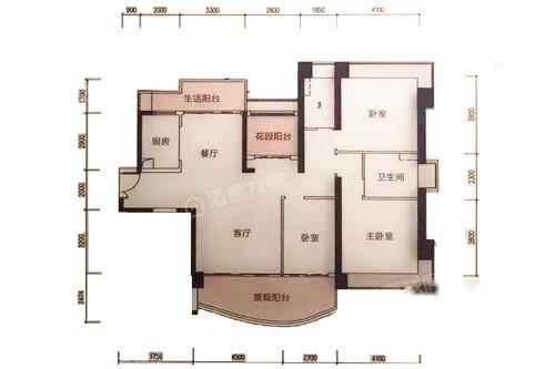 华发·绿洋湾户型图