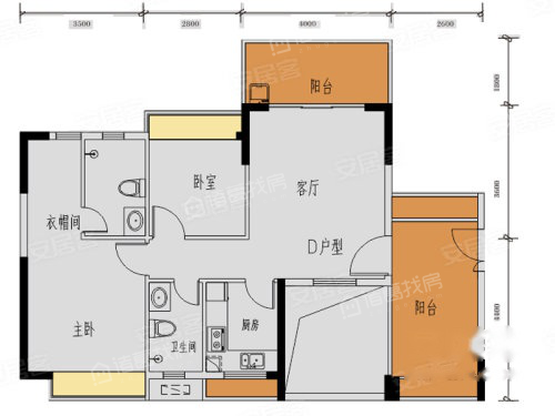 誉诚花园户型图