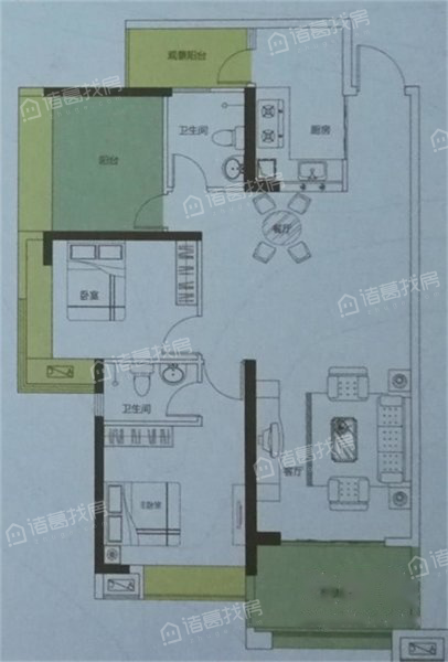 瑞云湖·兆福苑户型图