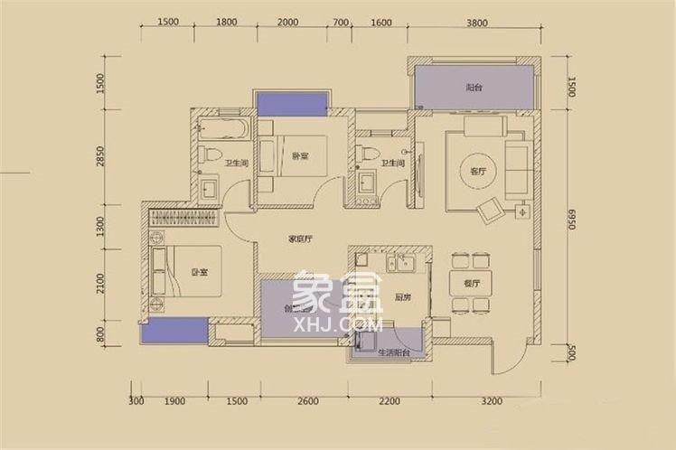 水榭兰亭户型图