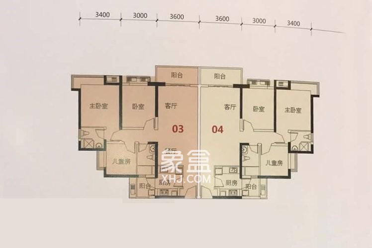 新世纪颐龙湾户型图