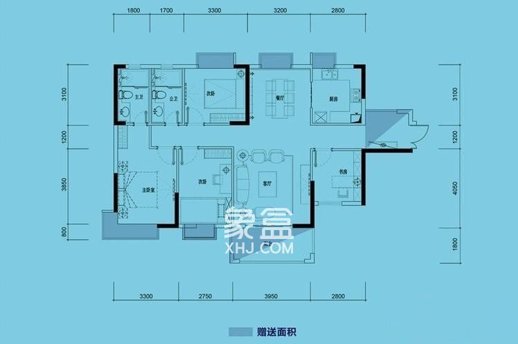 满都·中央时代户型图