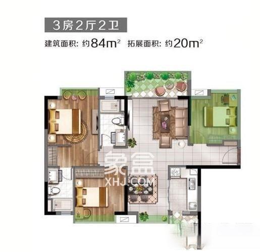 祥利上城户型图