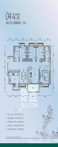 奥园观澜誉峰户型图
