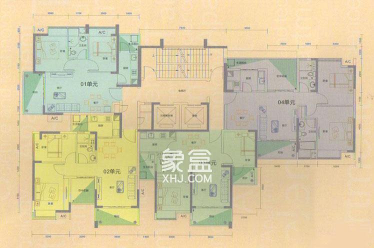 凤岗天安数码城T5户型图