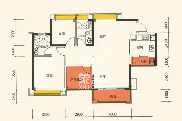 信鸿蔚蓝海岸户型图